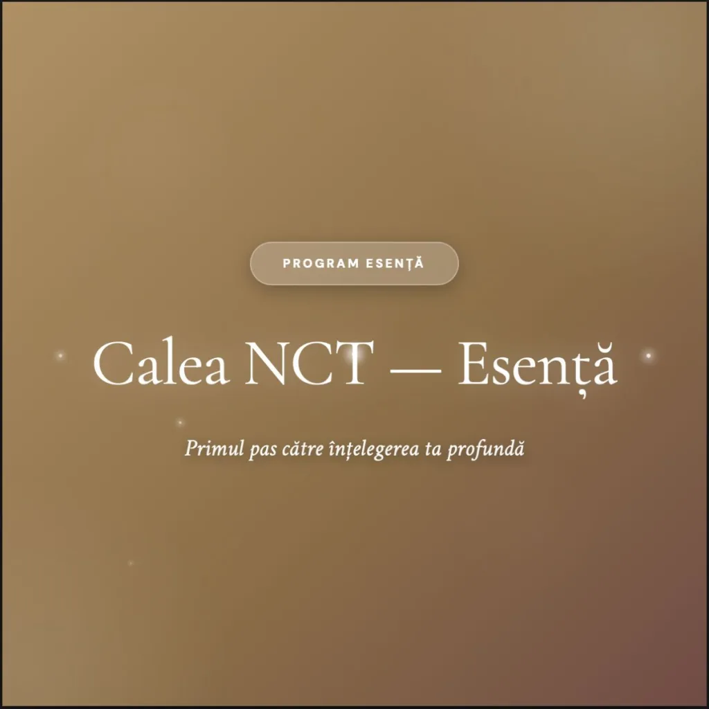 Program Esenta-Calea NCT-Cristina Udrescu