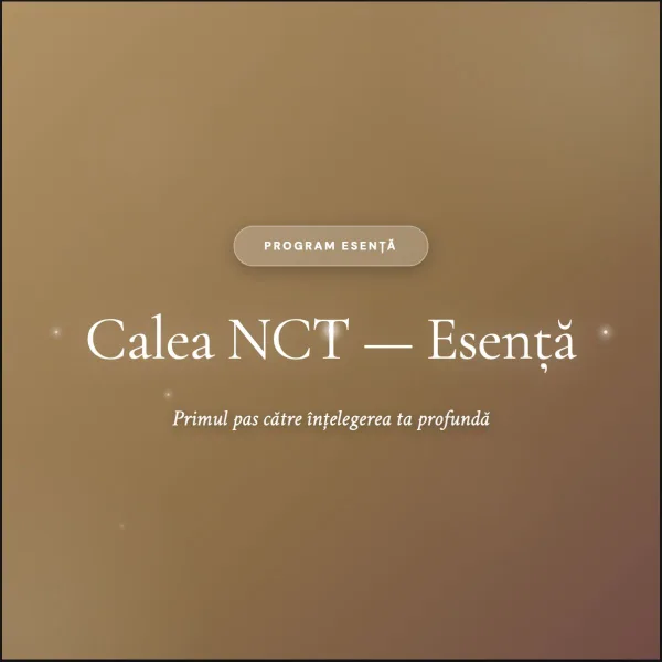 Program Esenta-Calea NCT-Cristina Udrescu