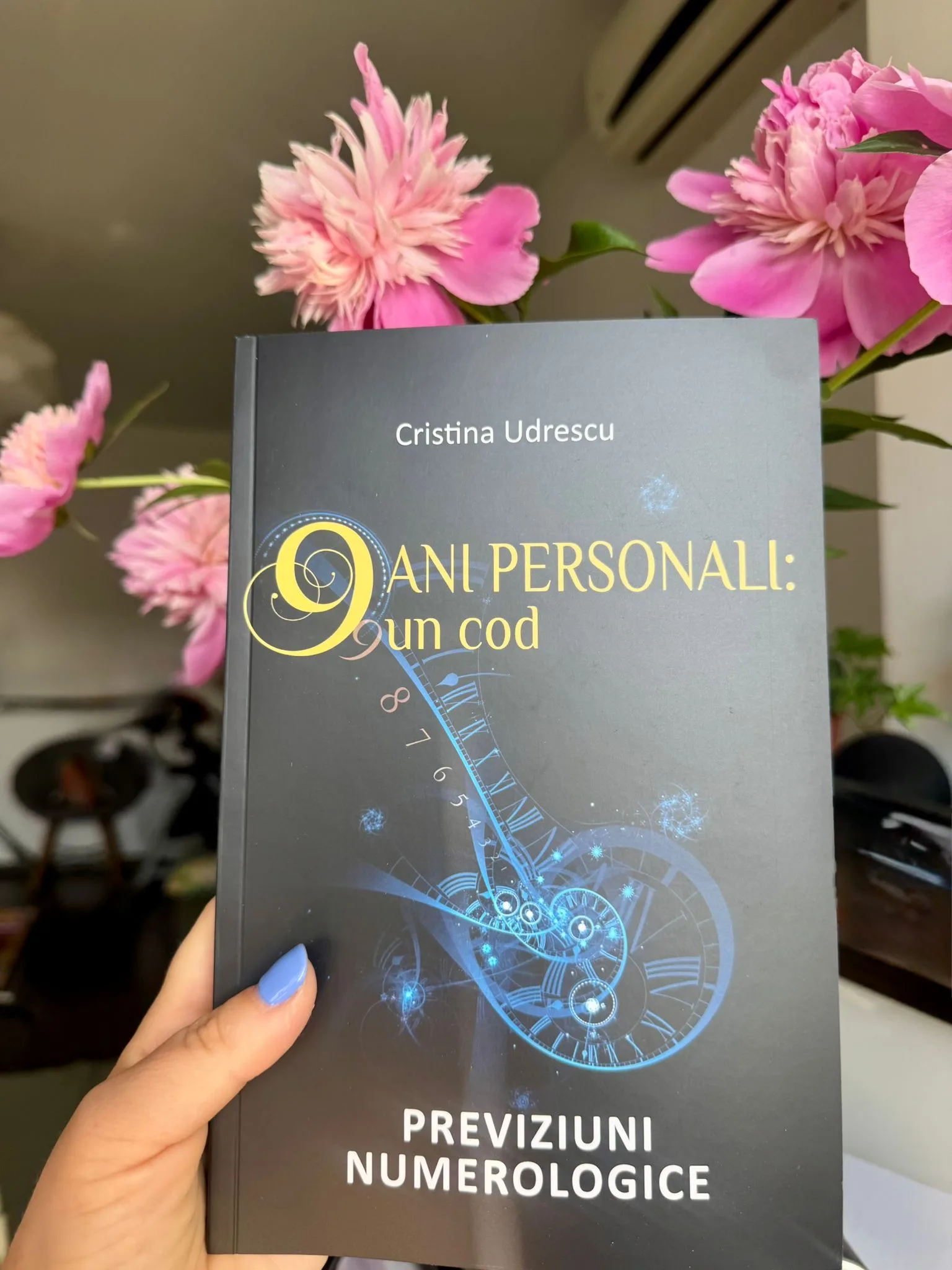 Andreea - carte 9 Ani Personali cu flori