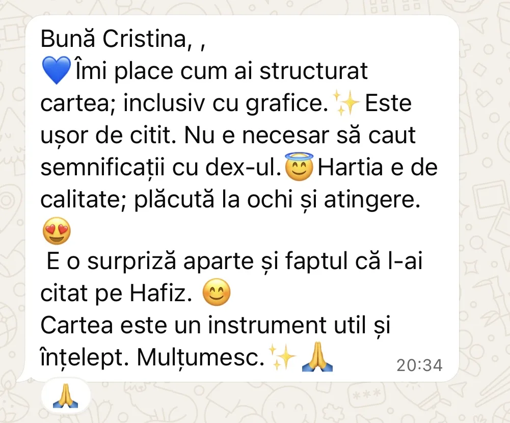 Monica - cartea este un instrument util si intelept